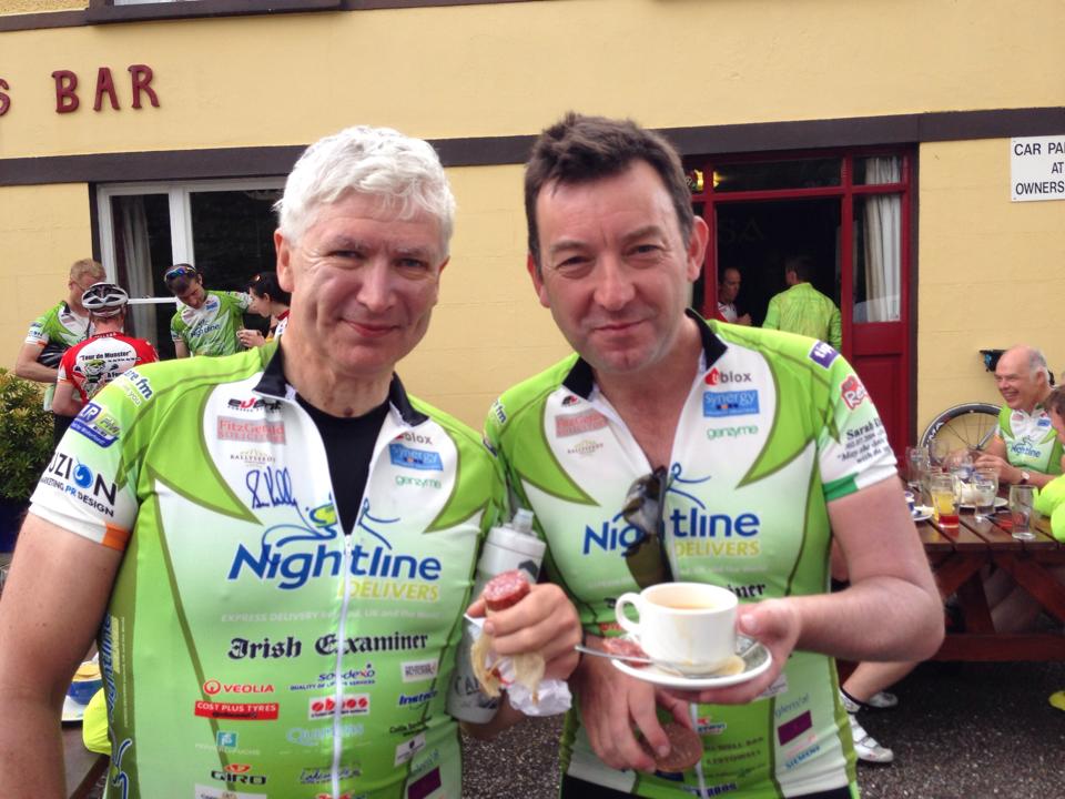 Noel Doherty and Mick O Gorman in Gougane Barra